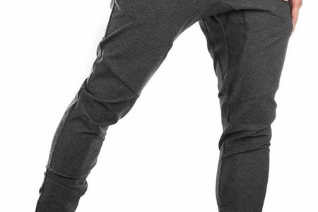 Mens Jogger Sport Pants, Casual Zipper Gym Workout Sweatpants Pockets